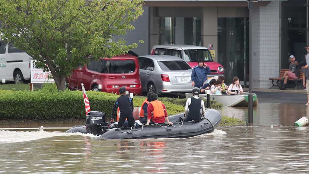 At least one killed, thousands evacuated amid record rainfall in Japan