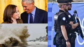 Top 10 world news: Bomb threat at Franco-Swiss airport; Obama endorses Harris; and more
