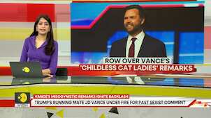 Gravitas: Trump's running mate JD Vance under fire for "childless cat ladies" remark