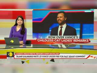 Gravitas: Trump's running mate JD Vance under fire for "childless cat ladies" remark