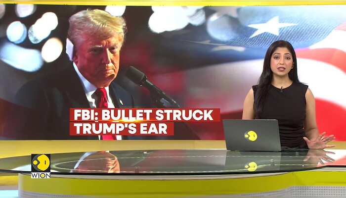US: FBI's one-line statement on Trump's ear wound
