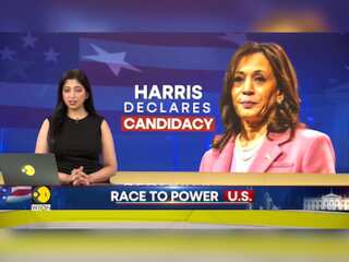 US elections: Kamala Harris officially declares candidacy