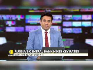 Russia's Central Bank raises its key interest rates to 18%