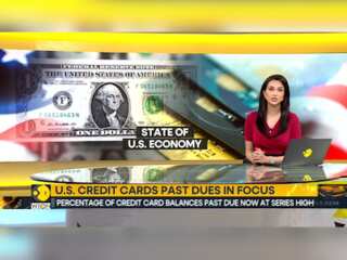 Credit card dues show financial troubles