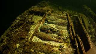 19th-century shipwreck discovered loaded with over 100 champagne bottles and valuable mineral water