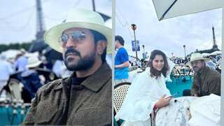 Ram Charan attend Paris Olympics opening ceremony with family