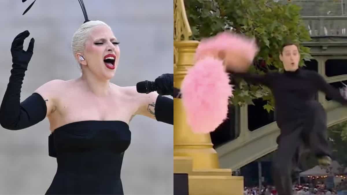 Dancer falls off-stage during Lady Gaga's Paris Olympics Opening Ceremony performance