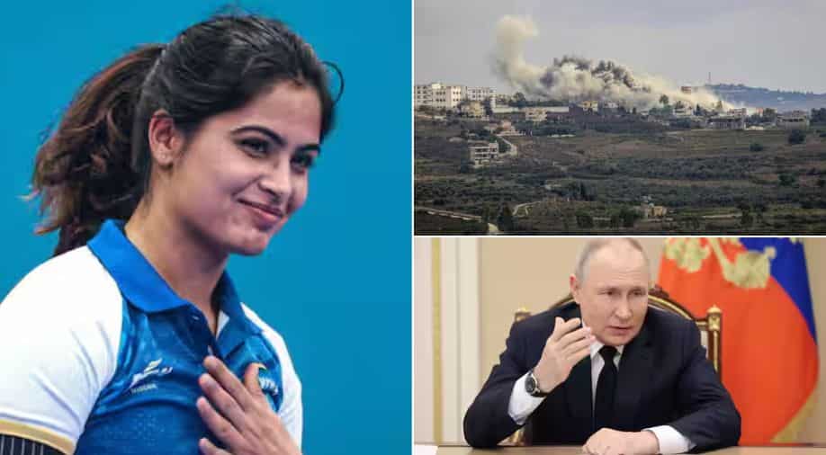 Top 10 world news: Manu Bhaker wins India's first medal at Paris Olympics; Israel targets Hezbollah, & more