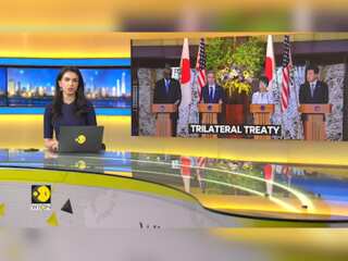 Japan signs Security Treaty to enhance security ties between Japan, US & South Korea