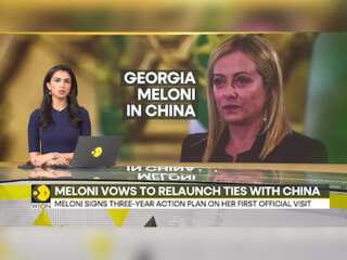 Meloni in China: Italy PM Giorgia Meloni calls need to improve access to Chinese markets | WION