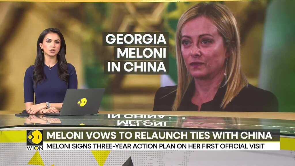Meloni in China: Italy PM Giorgia Meloni calls need to improve access to Chinese markets | WION