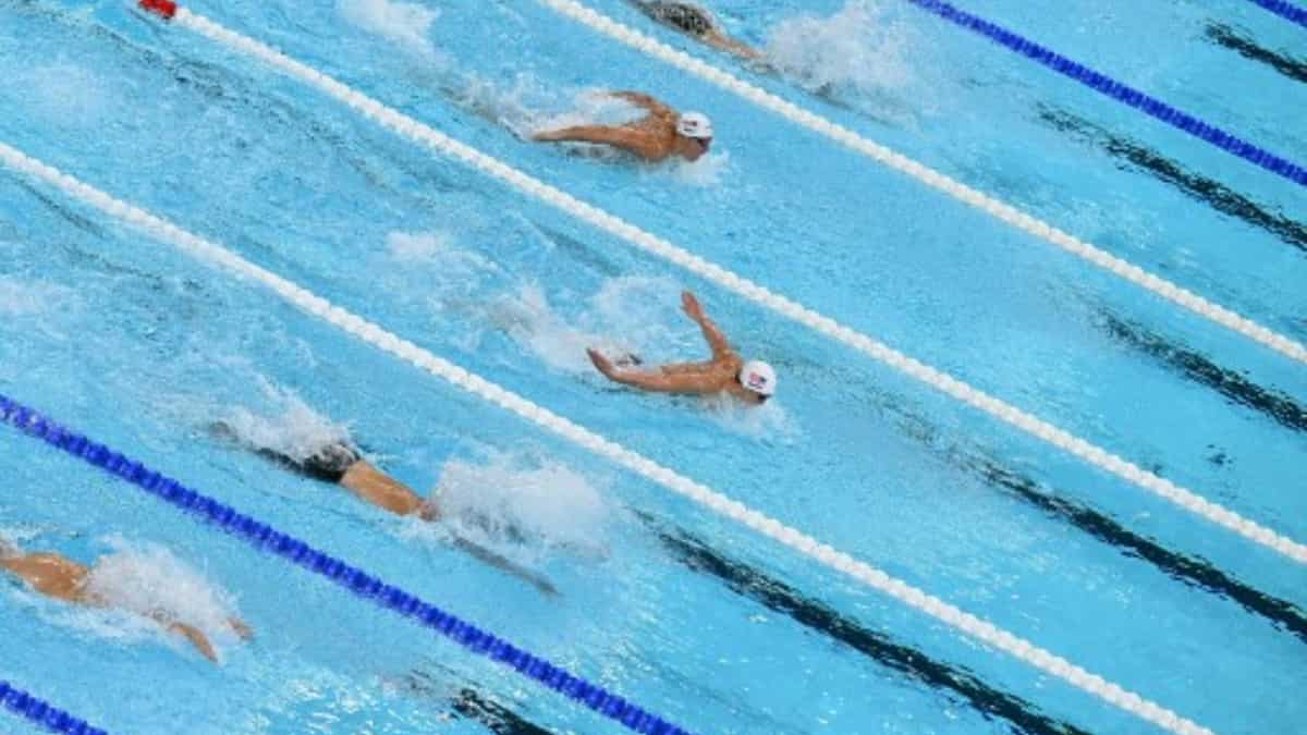 Paris Olympics: Lifeguard saves the day during swimming event Paris Olympics: Lifeguard saves the day during swimming event