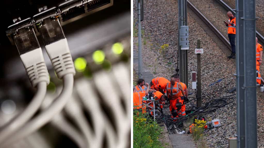 Fibre optics network sabotaged in France after train services return to normal