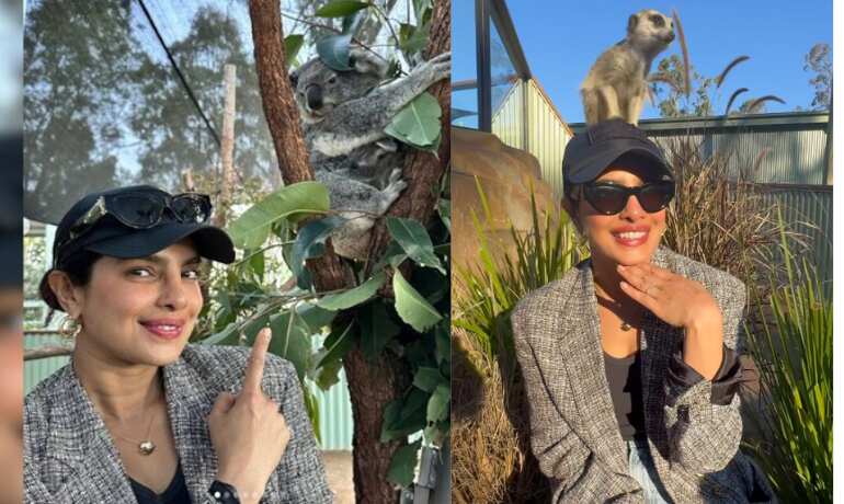 Inside Priyanka Chopra's wildlife tour: Actress meets 8-month-old Koala named after her