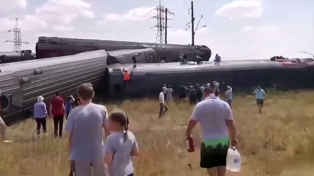 Passenger train derails in Russia's Volgograd, injuring at least 140