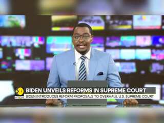 US President Joe Biden announces plans to reform US Supreme Court