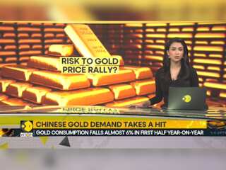 China's falling demand weighs on Gold