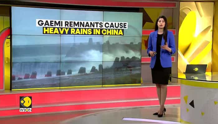Typhoon Gaemi: Rains spur evacuation of hundreds in China's Southern province