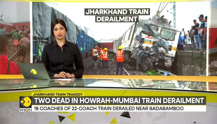 Jharkhand Train Tragedy: 18 out of 22 coaches of Howrah-Mumbai train derailed, 2 dead
