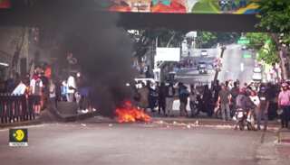 Venezuela Protest: Protesters take to the streets against Maduro's reelection
