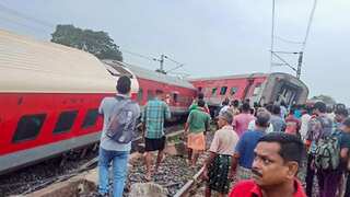 Several trains diverted in northern India after 20 coaches of Sabarmati Express derail near Kanpur