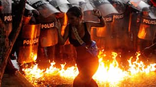 Venezuelans protest President Maduro's re-election after 'exceptional manipulation' in polls