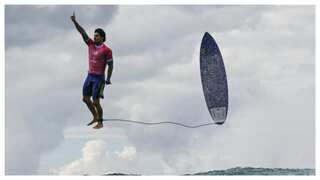 Paris Olympics: Brazilian surfer's MINDBOGGLING image goes VIRAL, photographer HAILED for brilliant capture