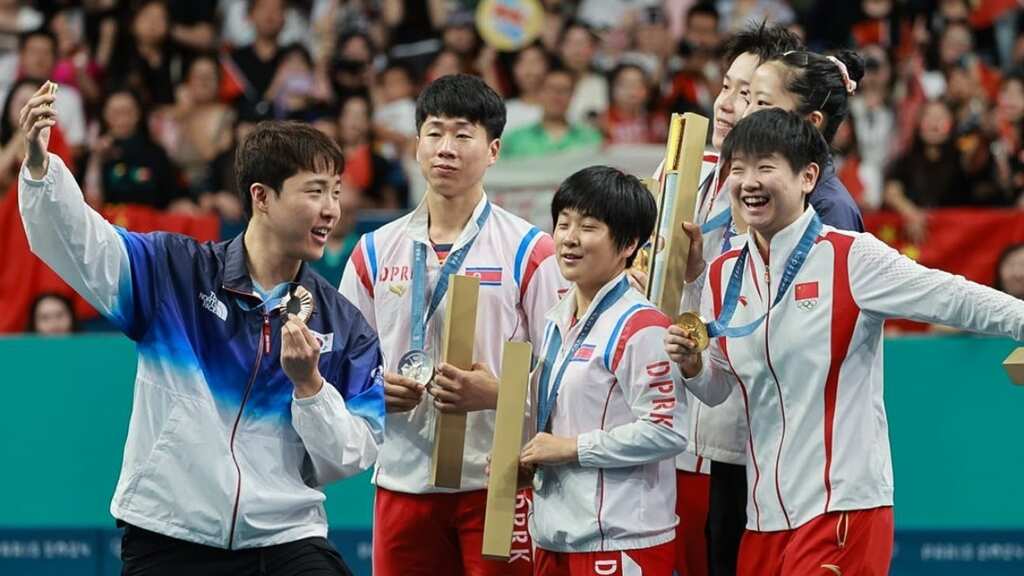 Paris Olympics 2024: North, South Korean athletes go viral for sharing selfie after medal ceremony