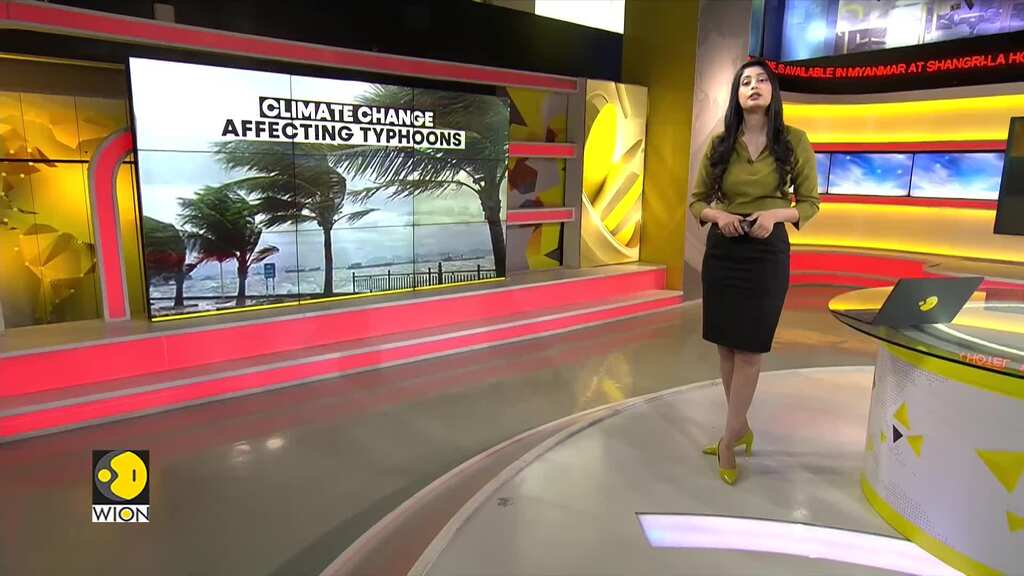 Climate change is raisin intensity of typhoon