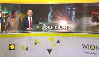 India: Delhi-NCR receives heavy rainfall, IMD issues red alert