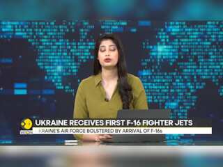 Ukraine receives first F-16 fighter jets to bolster defenses against Russia