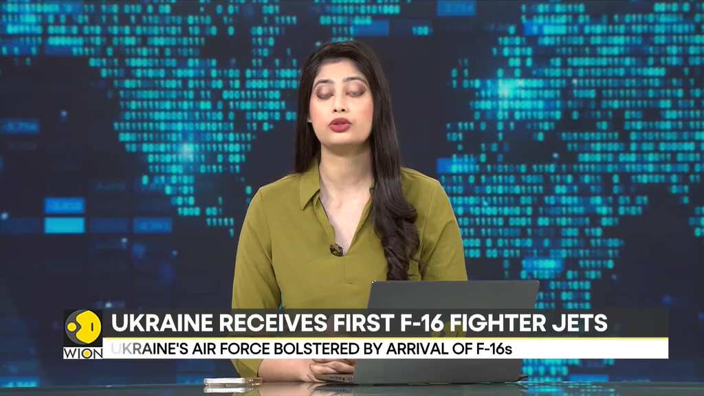 Ukraine receives first F-16 fighter jets to bolster defenses against Russia