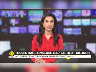 India: Torrential rains lash capital Delhi killing two, IMD issues red alert for national capital