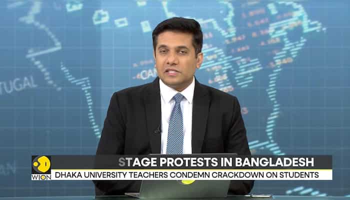 Bangladesh teachers protest against deaths of students