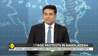 Bangladesh teachers protest against deaths of students