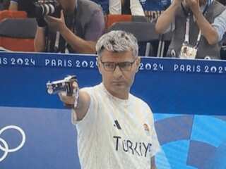 Paris Olympics: Netizens in frenzy over Turkish shooter's non-gear, swagger act; dub him as 'hitman'