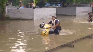 SUV spins out of control in flooded Gurugram street after heavy rainfall: Watch
