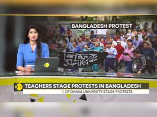 Bangladesh teachers protest against deaths of students