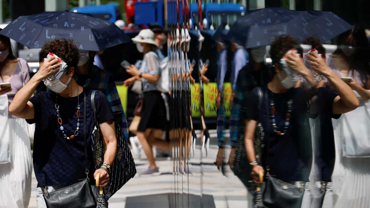 Japan sees hottest July since records began