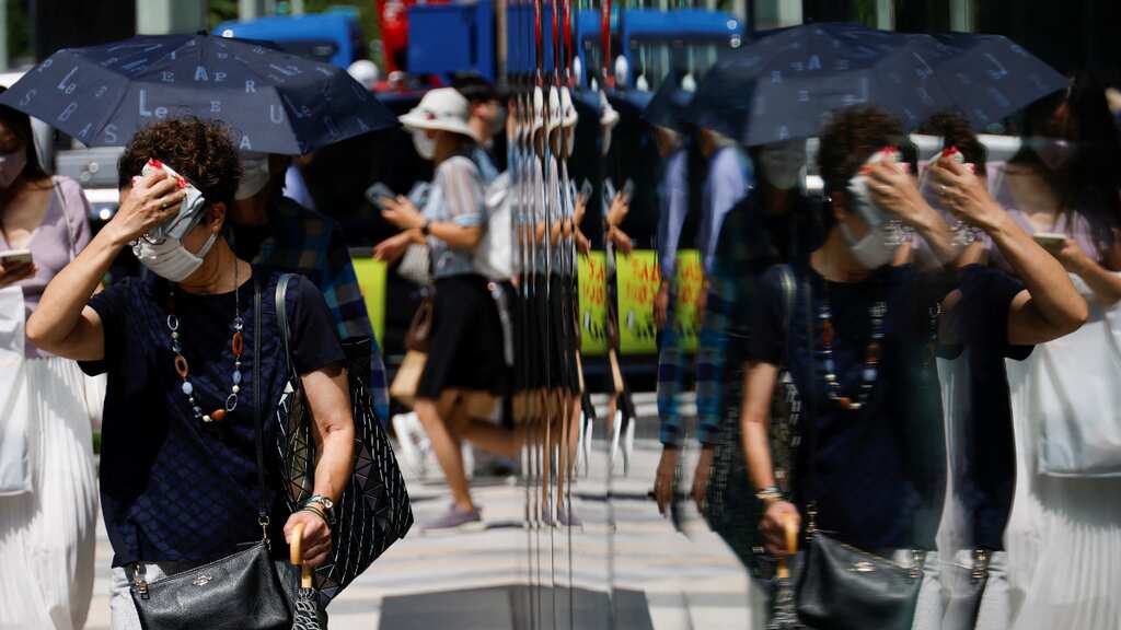 Japan sees hottest July since records began