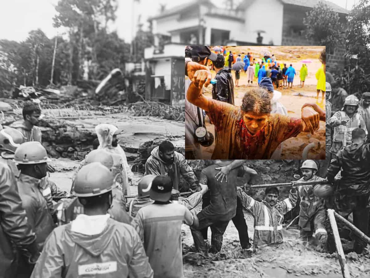 'I could see their eyes welling up': Woman recounts how wild elephants guarded family from Wayanad landslides