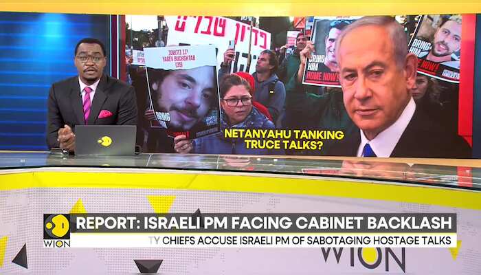 Security chiefs accuse Israeli PM Netanyahu of sabotaging hostage talks, says report