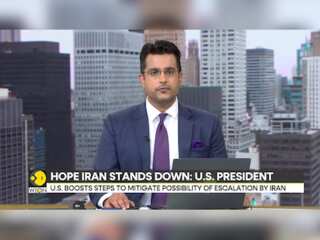 US President Joe Biden voices hope Iran will stand down but is uncertain