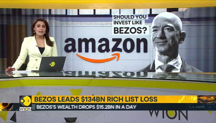 Bezos leads $134bn rich list loss