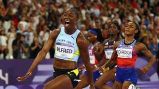 Paris Olympics 2024: St Lucia's Julien Alfred pips Sha'Carri Richardson to win women's 100m gold