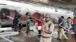 Korba-Visakhapatnam Express catches fire, three coaches damaged