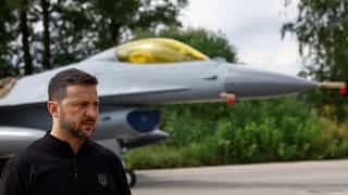 As F-16s arrive in Ukraine, Russia starts targeting bases of advanced fighter jet
