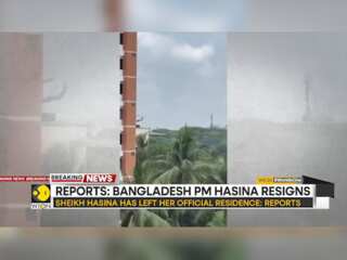 Bangladesh PM Hasina leaves Dhaka while protesters storm her official residence