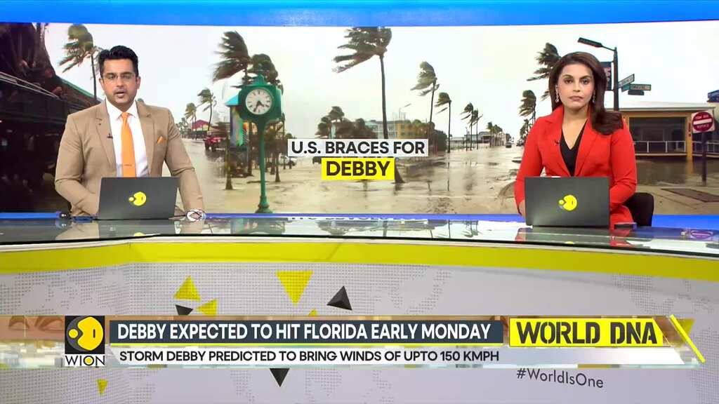 Tropical storm Debby expected to make a landfall in Florida | Evacuation ordered