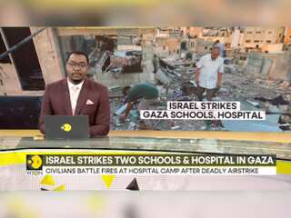 Israel-Hamas war: Israeli strikes two schools and hospital in Gaza